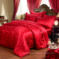 New Design Luxury Jacquard Woven Silk Bedding Set